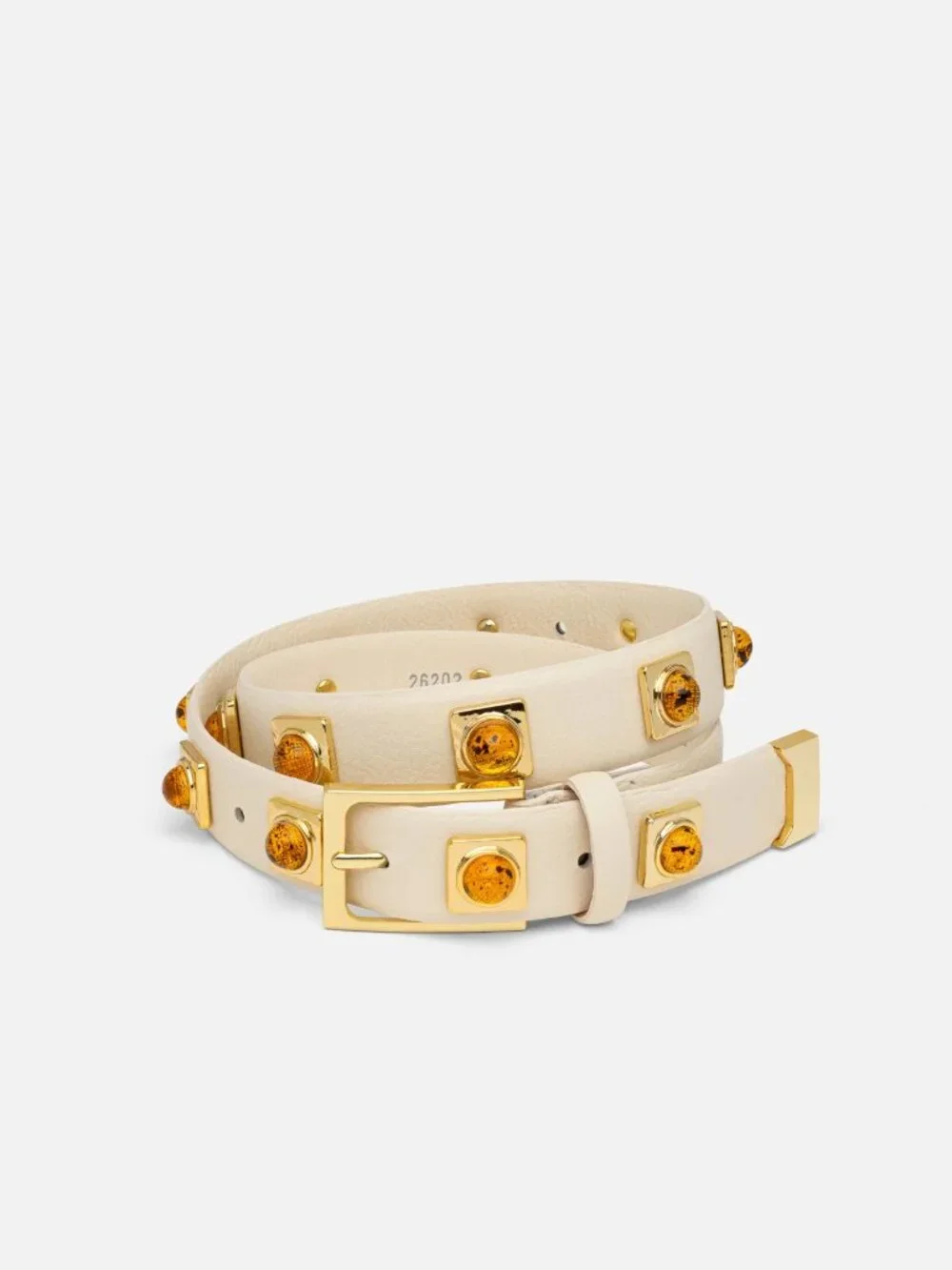 AUREUM No. 2 Belt in Linen/Gold